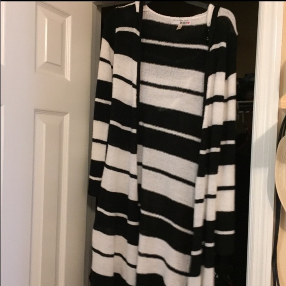 Best offer, thin cardigan with hoodie S/M